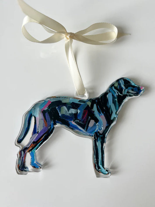 Chelsea McShane Black Lab Ornament