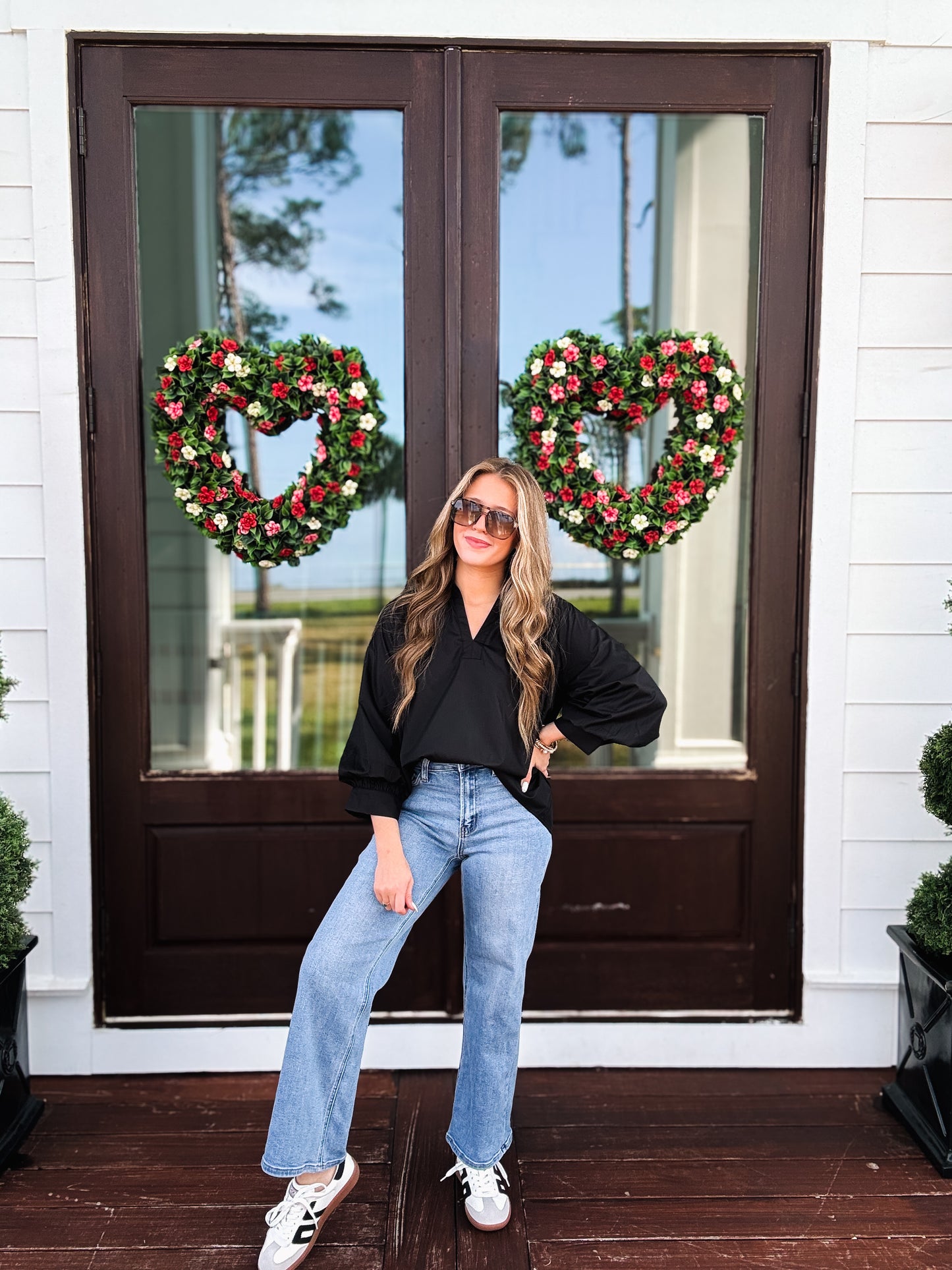 Work Day Top In Black
