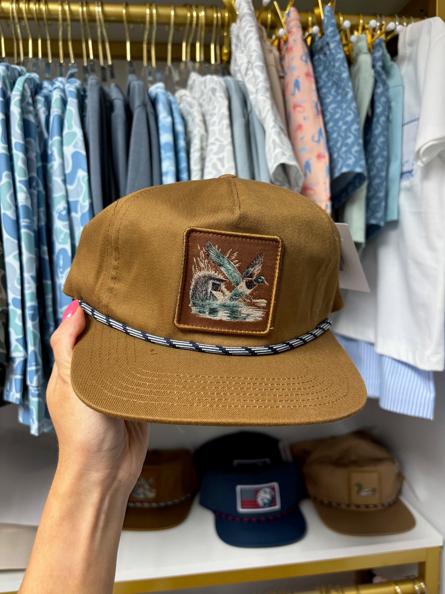 Kids Fly Away Mallard Rope Hat