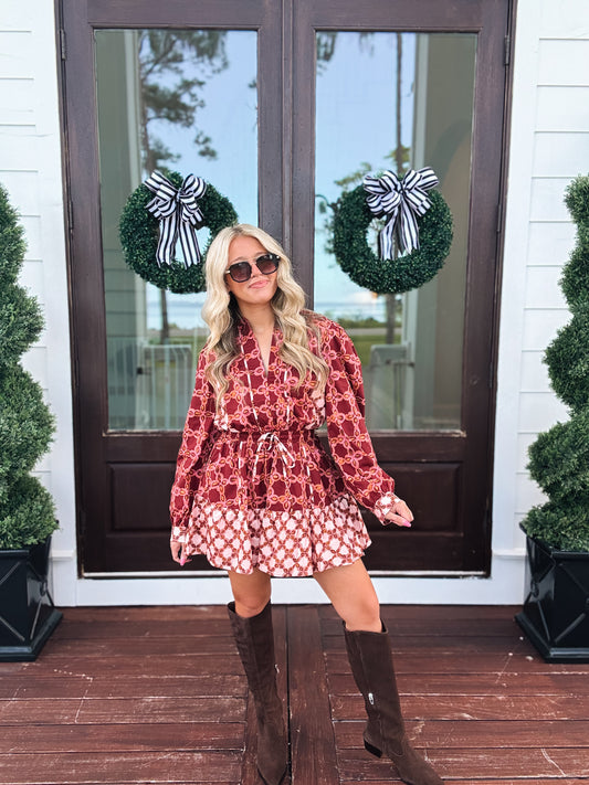 Sunshine Fall Mini Dress