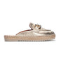 Anri Gold Leather Mule