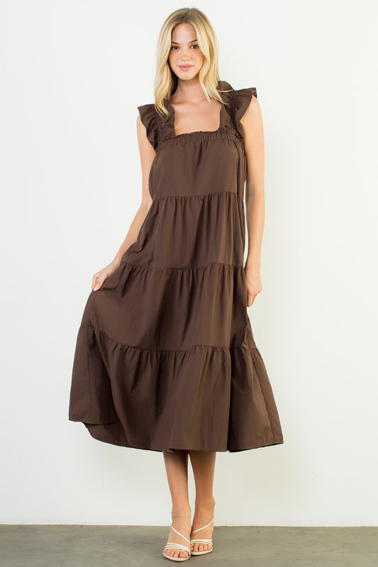 Fall Staple Maxi In Brown