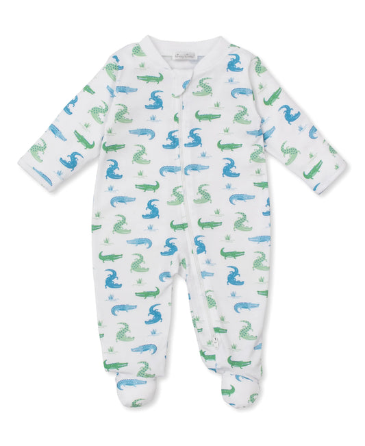 Kissy Kissy PJs Cruising Crocodiles Footie