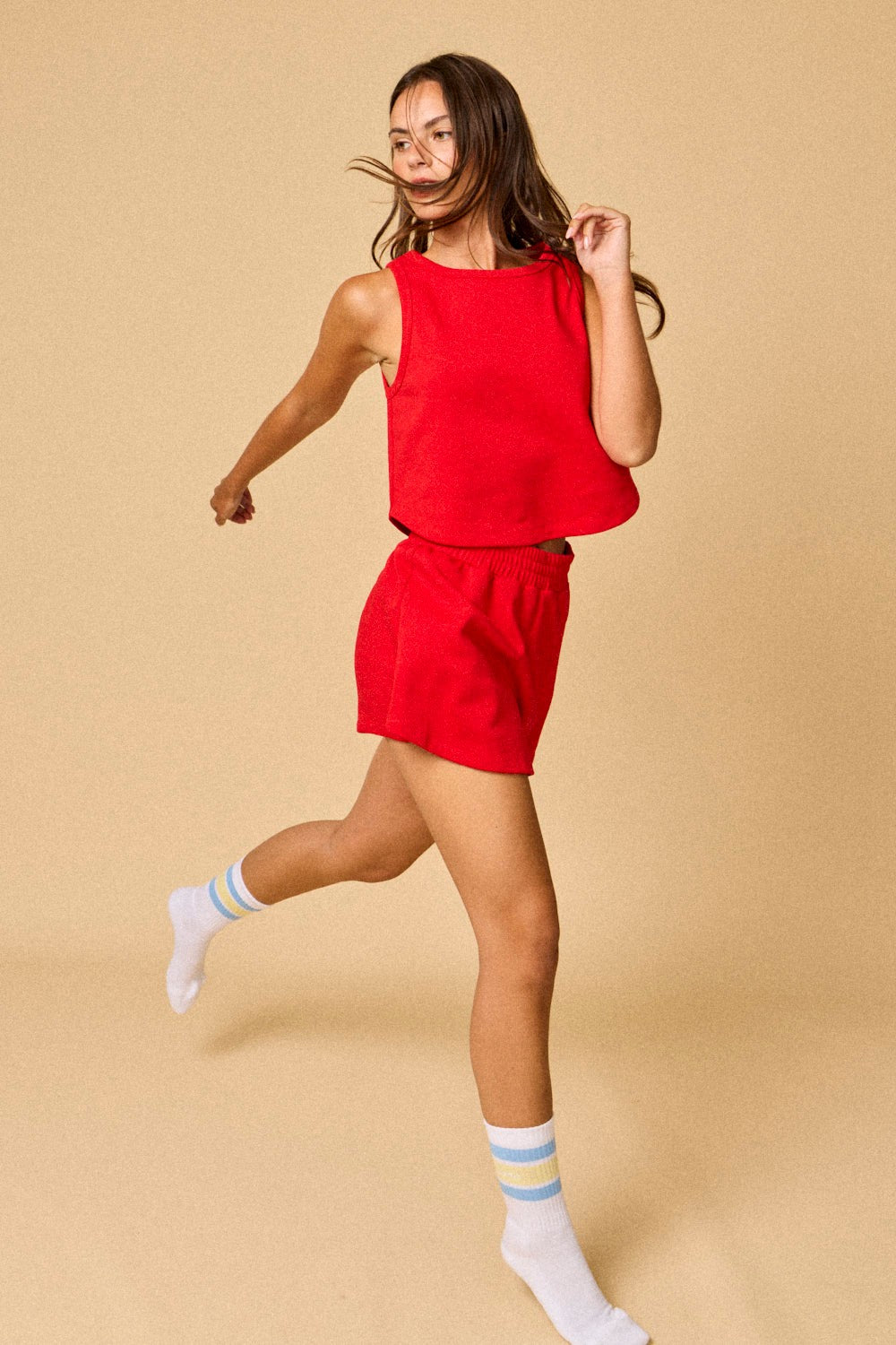 Kailee Skort Set In Red