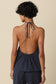 Kathy Cotton Short Set In Navy