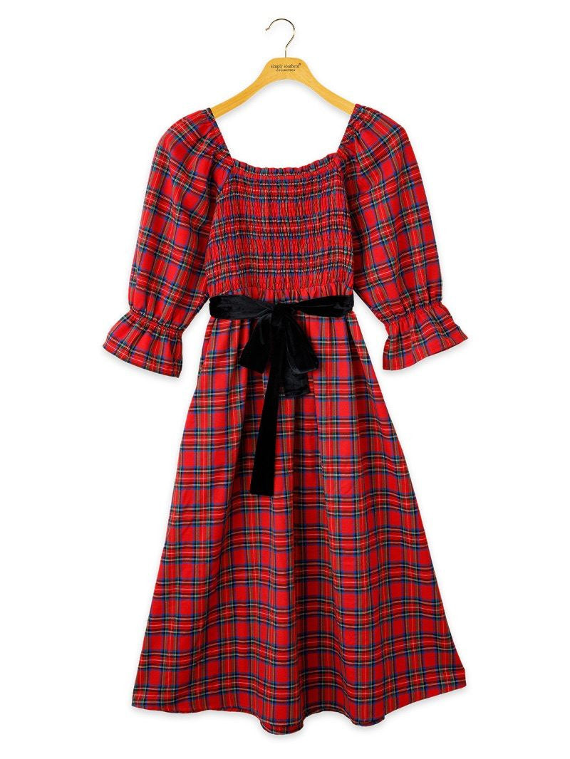 Kids Holiday Smocked Dress