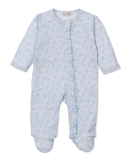 Kissy Kissy Country Gardens Footie In Light Blue
