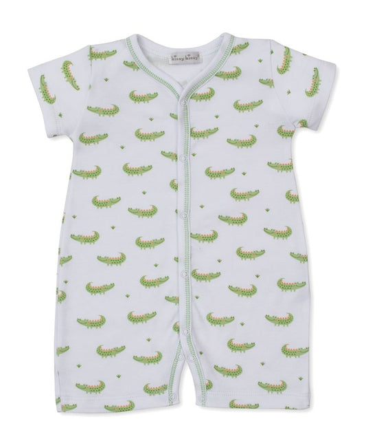 Kissy Kissy Crocodile Camp Short Playsuit