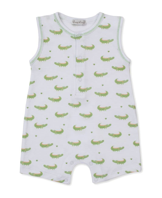 Kissy Kissy Crocodile Camp Sleeveless Playsuit