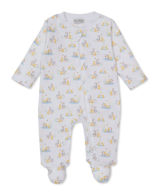 Kissy Kissy Duck Pond Paddles Zipper Footie