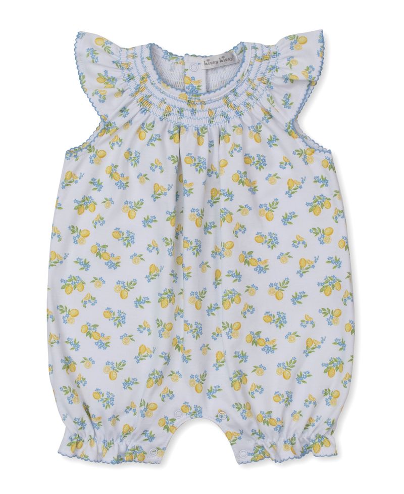 Kissy Kissy Lemon Blossoms Short Playsuit