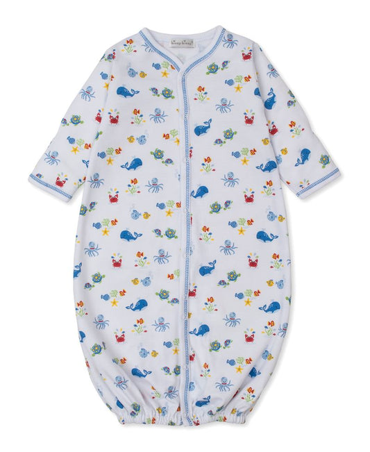Kissy Kissy Ocean Antics Convertible Gown In Blue
