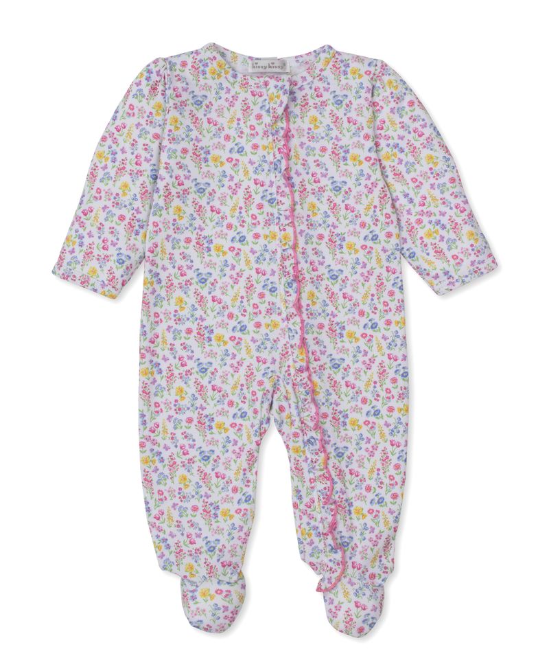 Kissy Kissy Pastel Gardens Zipper Footie