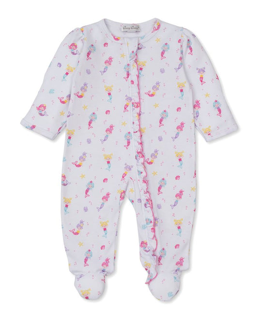Kissy Kissy Underwater Mermaids Zipper Footie