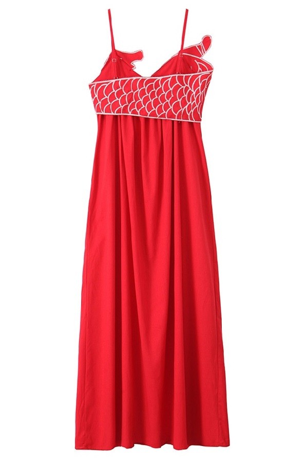 Koi Fish Maxi Dress