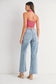 Libby HR Full Length Straight Jean In Light Denim