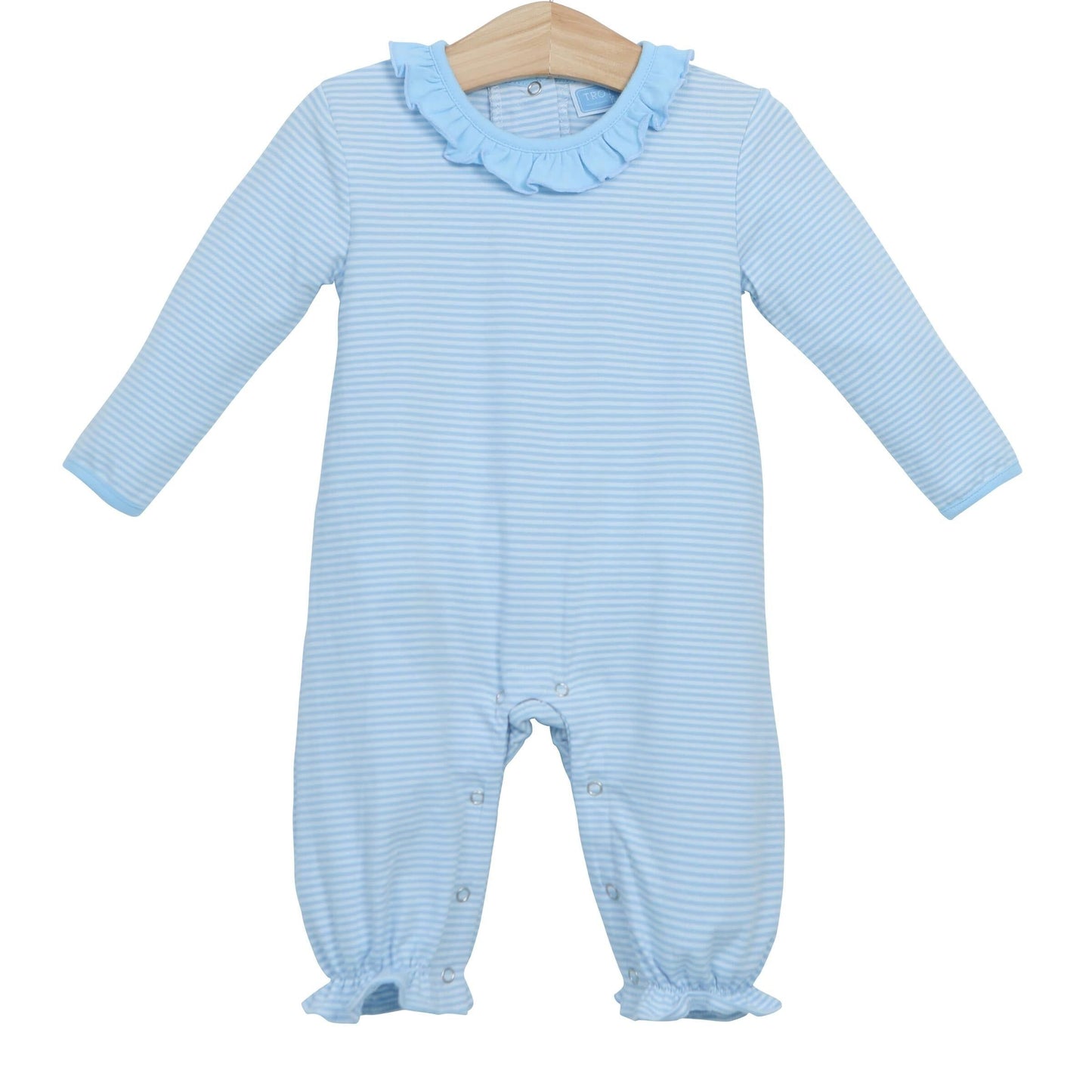 Libby Long Sleeve Romper Light Blue