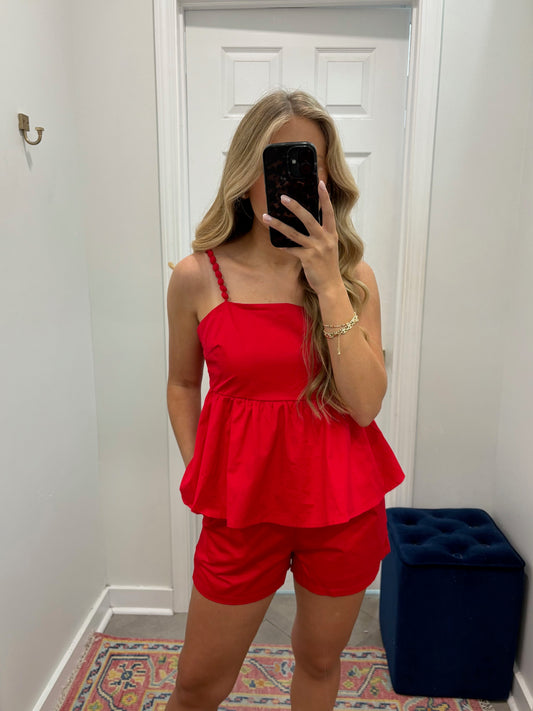 Lily Set In Red