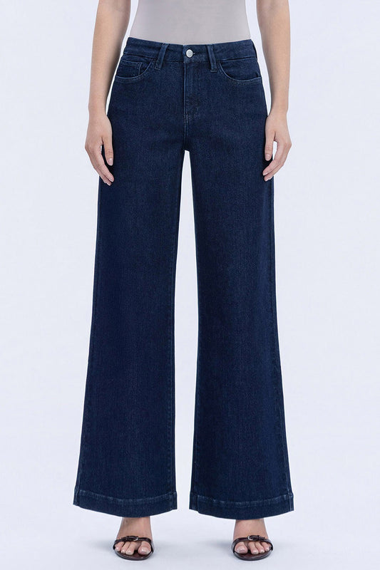Linden Seamless High Rise Trouser Wide Leg Jeans