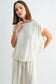 Linen Blend Set in Natural