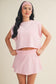 Lush Life Skort Set In Pink