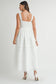 Coastal Breeze Maxi Dress In Off White