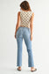 Madison Slim Cropped Bootcut Jean In Light Denim