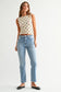 Madison Slim Cropped Bootcut Jean In Light Denim
