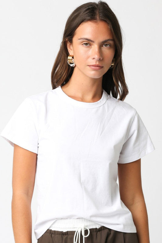 Maia Vintage Tee In White