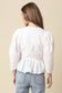 Maje Pintuck Peplum Blouse In White