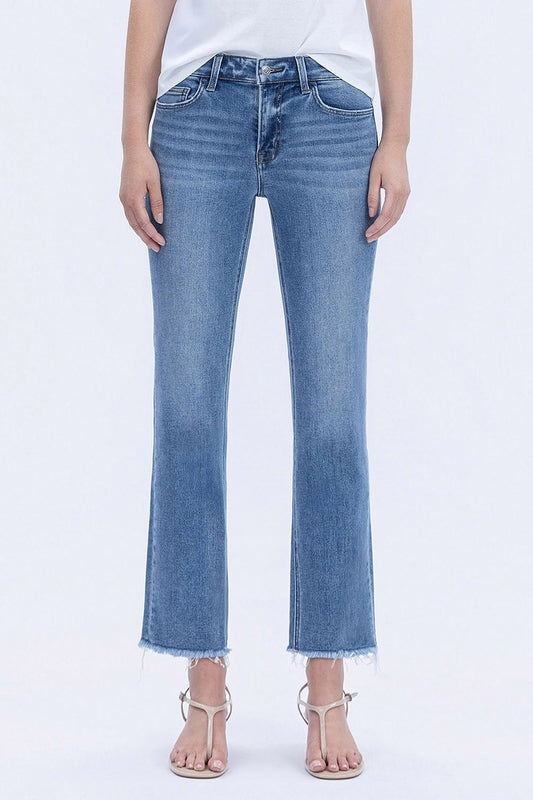 Melissa Mid Rise Straight Jeans
