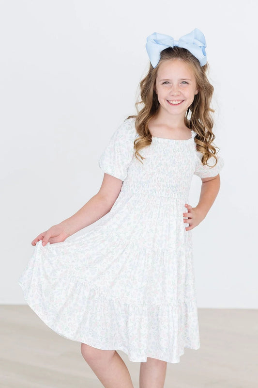 Mila & Rose Cloud 9 Smocked Ruffle Dress