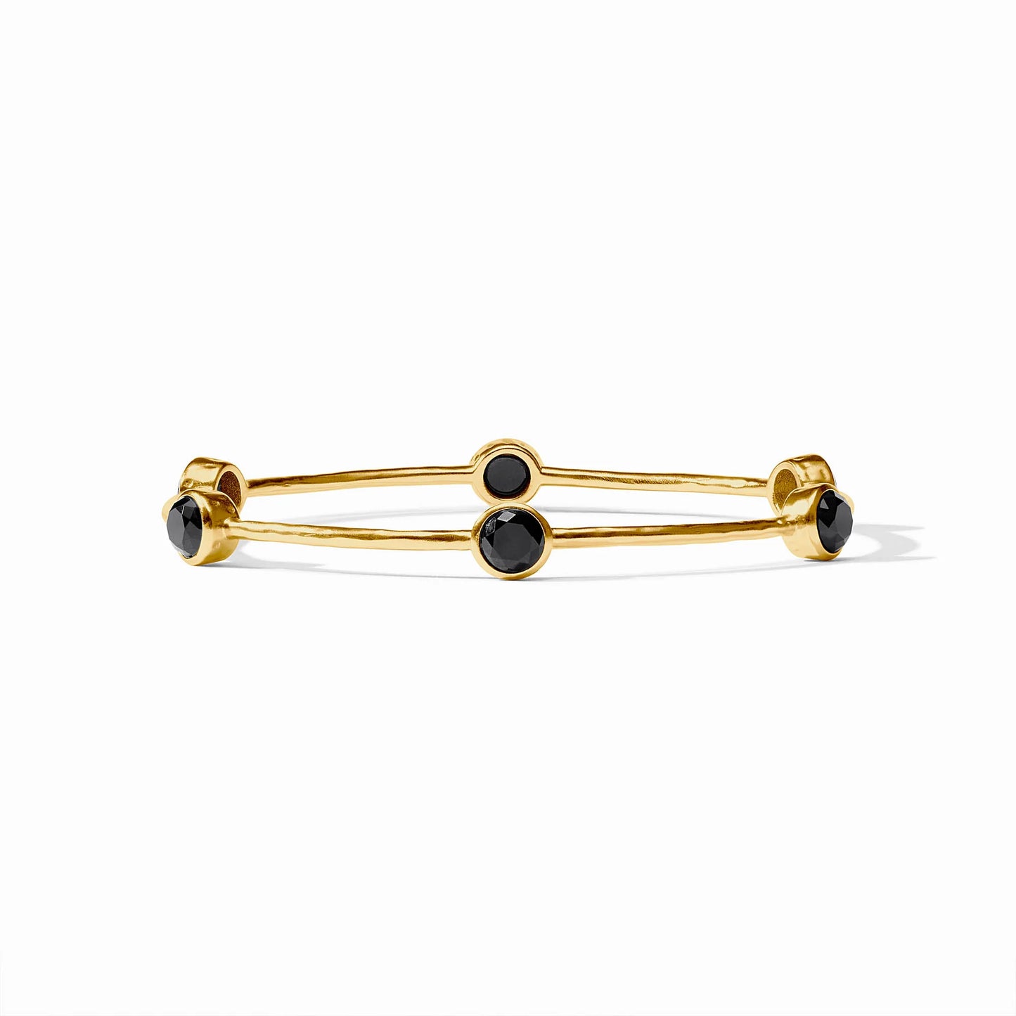 Julie Vos Milano Luxe Bangle Obsidian Black Small