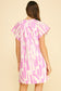Mini Tunic Dress In Pink