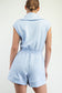 Modal Scuba Luxe Sleeveless Romper In Frost