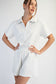 Modal Scuba Quarter Zip Short Sleeve Romper