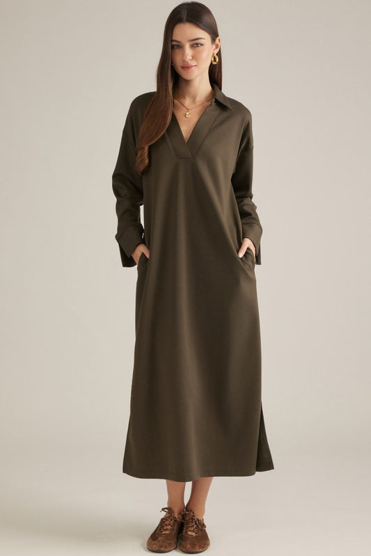 Molly Long Sleeve Midi Dress