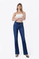 Morgan High Rise Trouser Fold Creased Bootcut Jeans