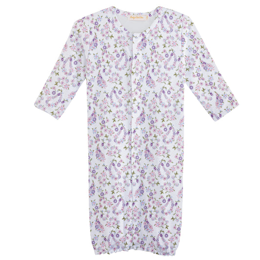 Baby Club Chic Paisley Romance Printed Pima Conv Gown