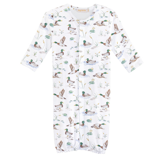 Baby Club Chic Mallard Ducks Convertible Gown