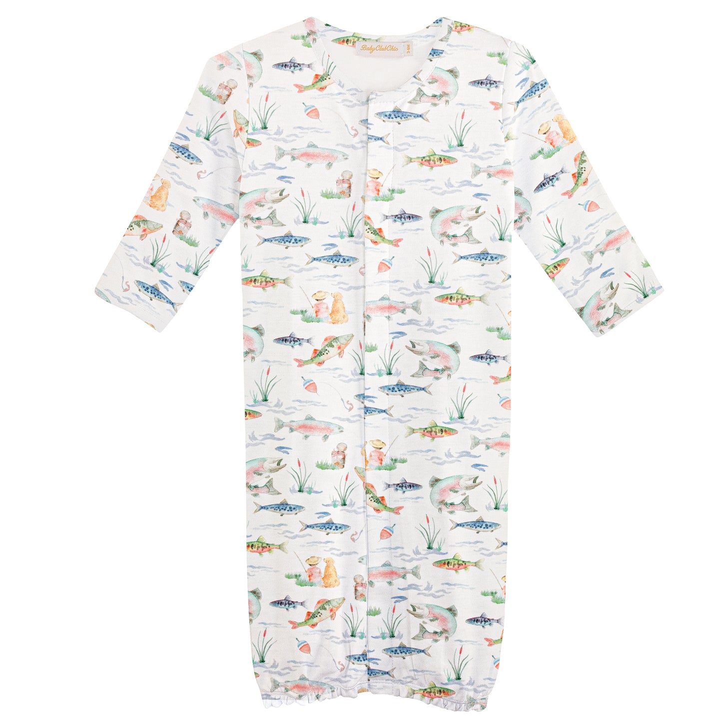 Baby Club Chic Gone Fishing Convertible Gown