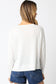 Natalie Basic Sweatshirt In White