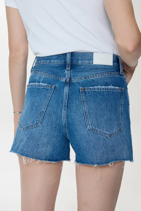 Nova High Rise Cut Off Shorts In Calling