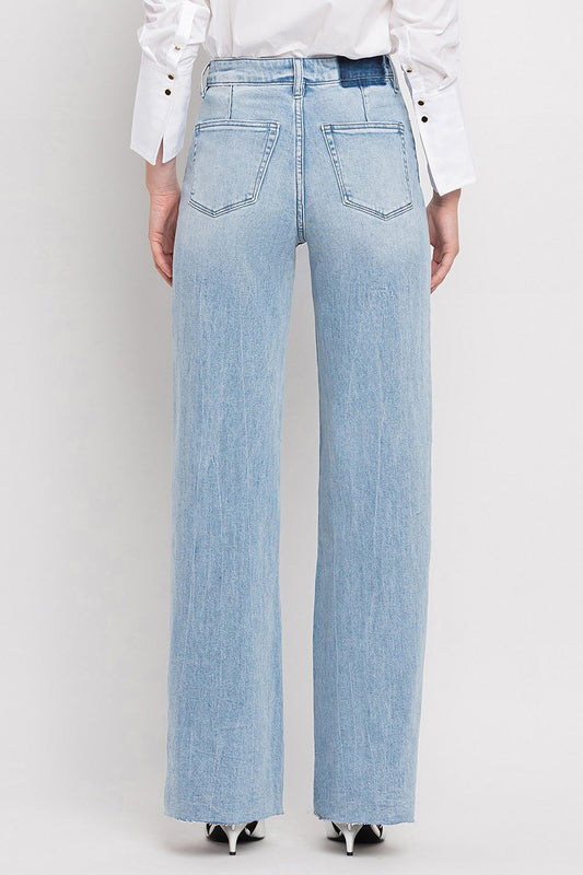 Olivia High Rise Wide Leg in Light Denim