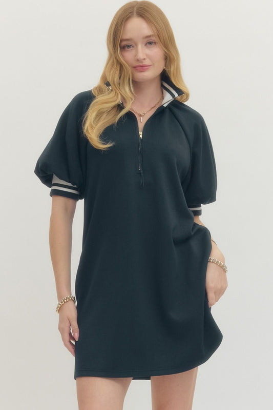 On The Go Mini Dress In Navy