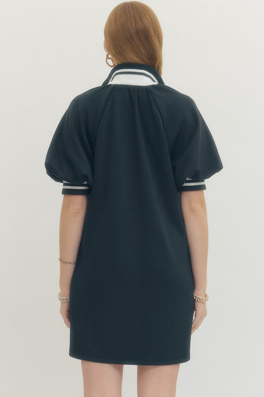 On The Go Mini Dress In Navy