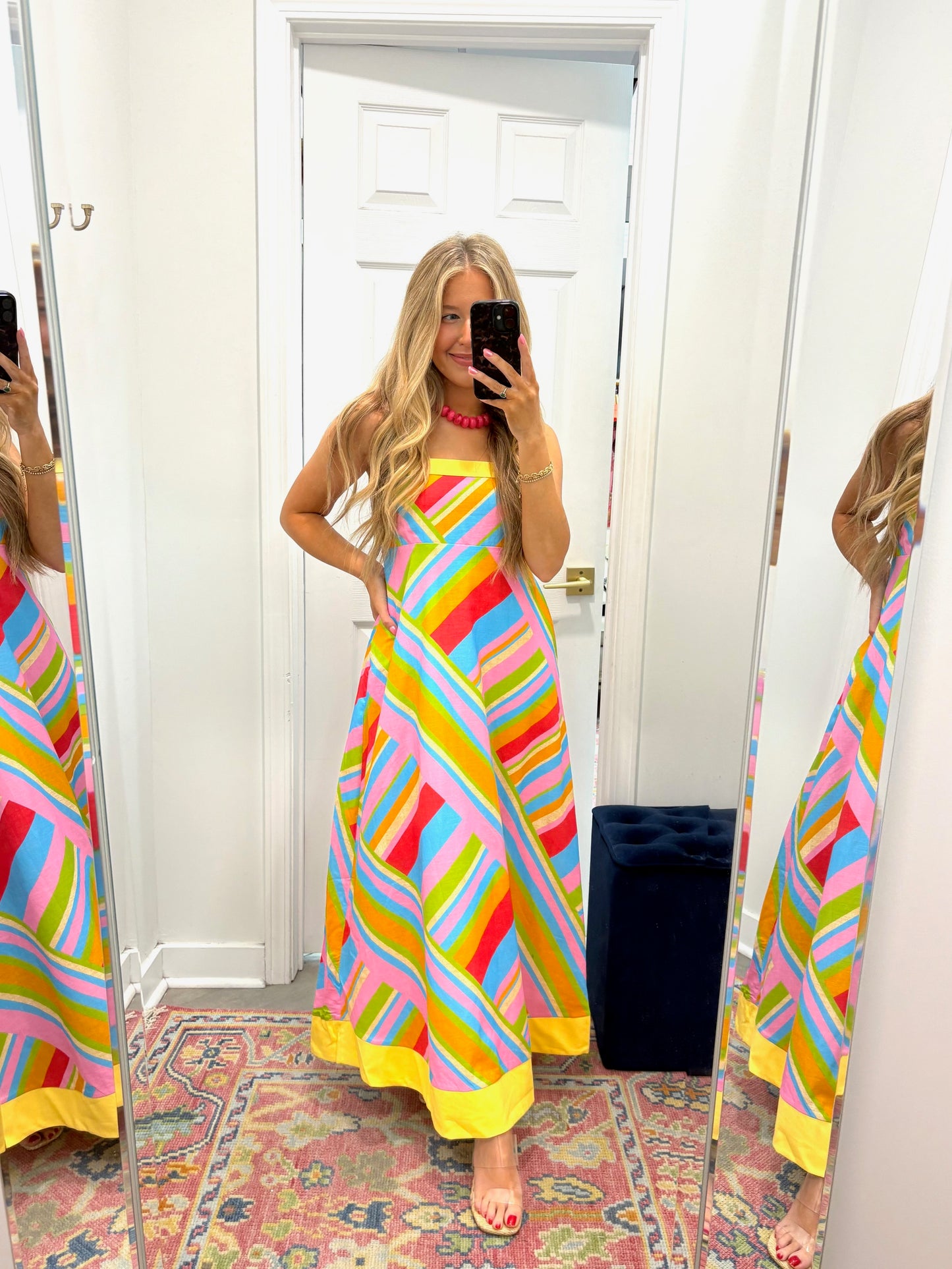 Over The Rainbow Midi Dress
