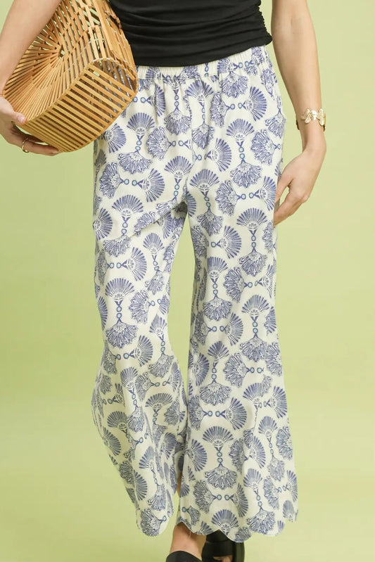 Parisian Bloom Pants In Blue