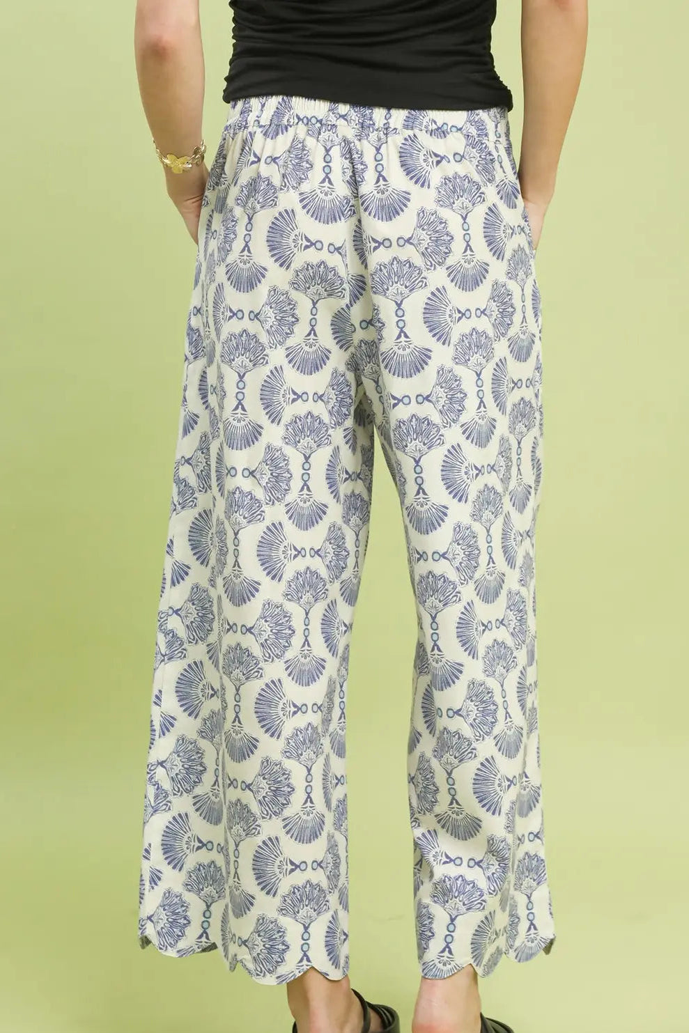 Parisian Bloom Pants In Blue