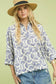 Parisian Bloom Top In Blue